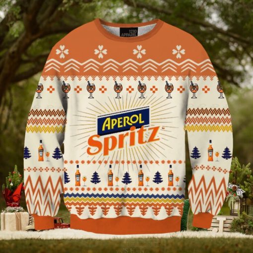 Vintage Aperol Spritz 05 3D Printed Christmas Ugly Sweater