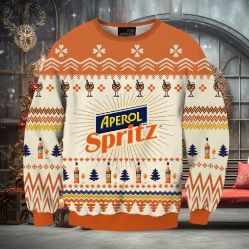 Vintage Aperol Spritz 05 3D Printed Christmas Ugly Sweater