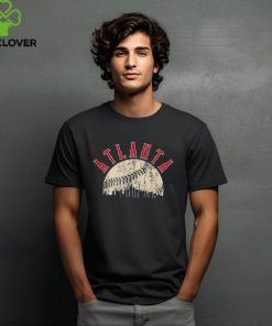 Vintage Atlanta Baseball Skyline T Shirt Apparel