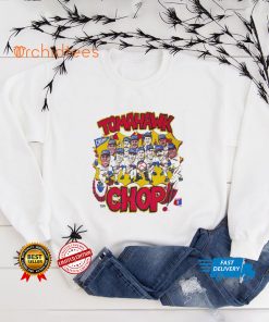 Vintage Atlanta Braves Champions caricature 90's t shirt baseball MLB Sportwear Tomahawk t shirt tee