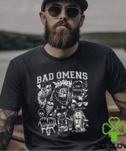 Vintage Bad Omens Doodle Art T Shirt Tour 2023 Cotton Classic Hoodie 3 Vintage Bad Omens Doodle Art T Shirt Tour 2023 Cotton Classic Hoodie