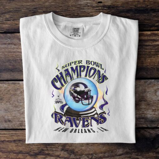 Vintage Baltimore Ravens Super Bowl Champions Xlvii Shirt