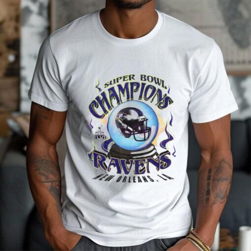 Vintage Baltimore Ravens Super Bowl Champions Xlvii Shirt
