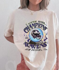 Vintage Baltimore Ravens Super Bowl Champions Xlvii Shirt