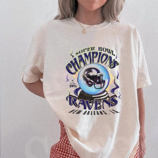 Vintage Baltimore Ravens Super Bowl Champions Xlvii Shirt