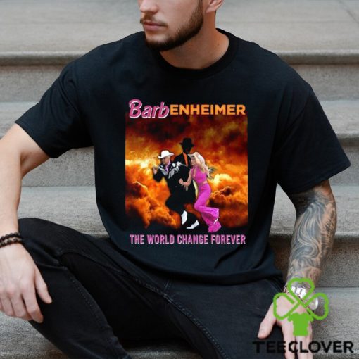 Vintage Barbie And Ken Run Barbenheimer Shirt Vs Oppenheimer Cillian Murphy Christopher Nolan Margot Robbie T Shirt Unisex