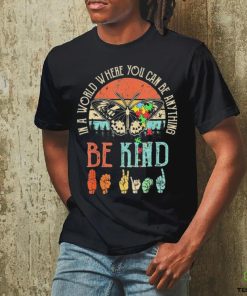 Vintage Be Kind Kindness For Women Autism Awareness Shirt