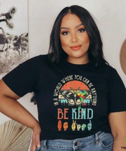 Vintage Be Kind Kindness For Women Autism Awareness Shirt