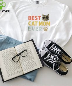 Vintage Best Cat Mom Ever Cat For Women Mother's Day T Shirt