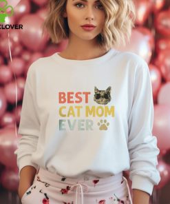 Vintage Best Cat Mom Ever Cat For Women Mother's Day T Shirt