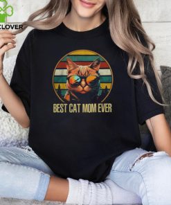 Vintage Best Cat Mom Ever Mother's Day Shirt For Cat Lover T Shirt