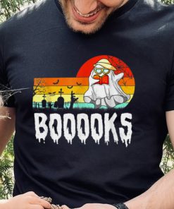 Vintage Books Boo Halloween Costume Reading Book Lover T Shirt