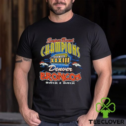 Vintage Broncos Back 2 Back Champs Bowl Shirt