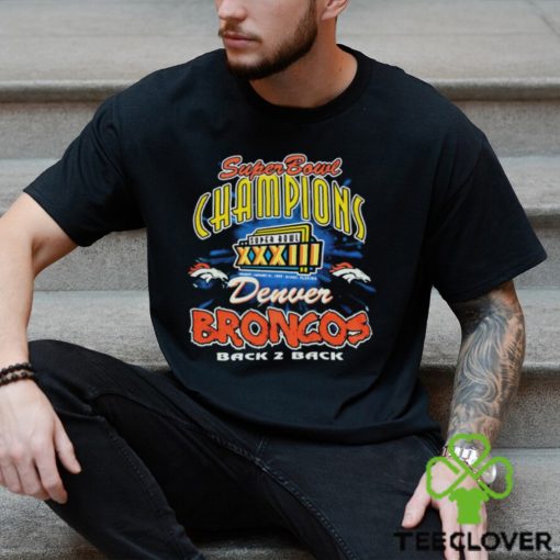 Vintage Broncos Back 2 Back Champs Bowl Shirt