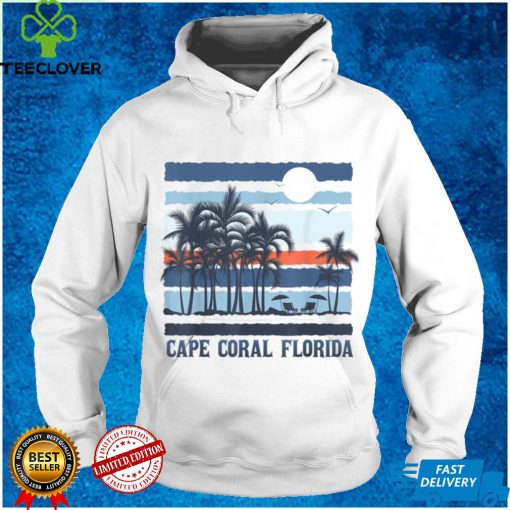 Vintage Cape Coral Florida Summer Travel 80s Beach Souvenirs T Shirt