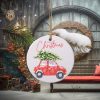 Toothless With Fish Love You To The Moon And Back Personalized 2023 Holiday Merry Christmas Decorations Ornament