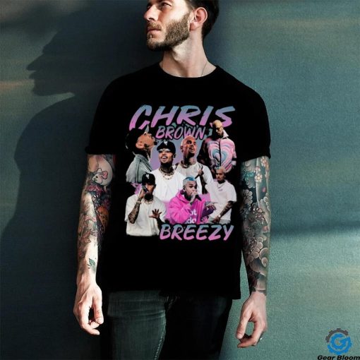 Vintage Chris Brown Breezy Hip Hop T Shirt