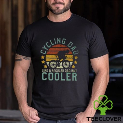 Vintage Cycling Dad, Bicycle Bike Rider Graphic Tee