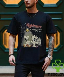Vintage Disney Mickey Minnie Halloween Sweatshirt Nightmare On Main Street 90S Party Shirt Unisex