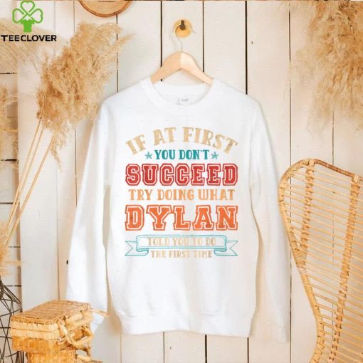 Vintage Dylan Gift Name Personalized Birthday Christmas T Shirt