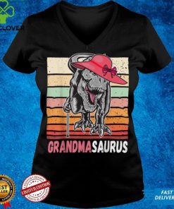 Vintage Grandmasaurus T Rex Graphic Humor In Mothers Day T Shirt