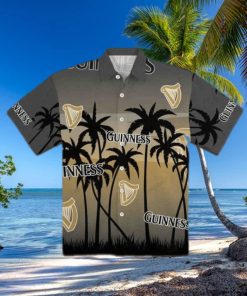 Vintage Guinness Funny Hawaiian Shirt Sunset Birthday Gift For Beach Lovers