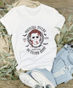 Vintage Halloween Michael Myers Butcher Shop Shirt 1 Vintage Halloween Michael Myers Butcher Shop Shirt