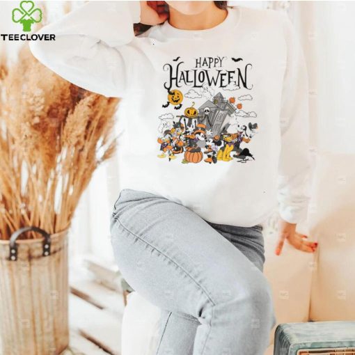 Vintage Happy Halloween Disney Halloween T shirt Mickey And Friends Halloween 2022