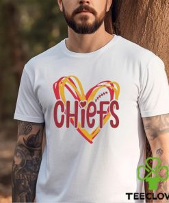Vintage Heart Kansas City Chiefs NFL Football Shirt