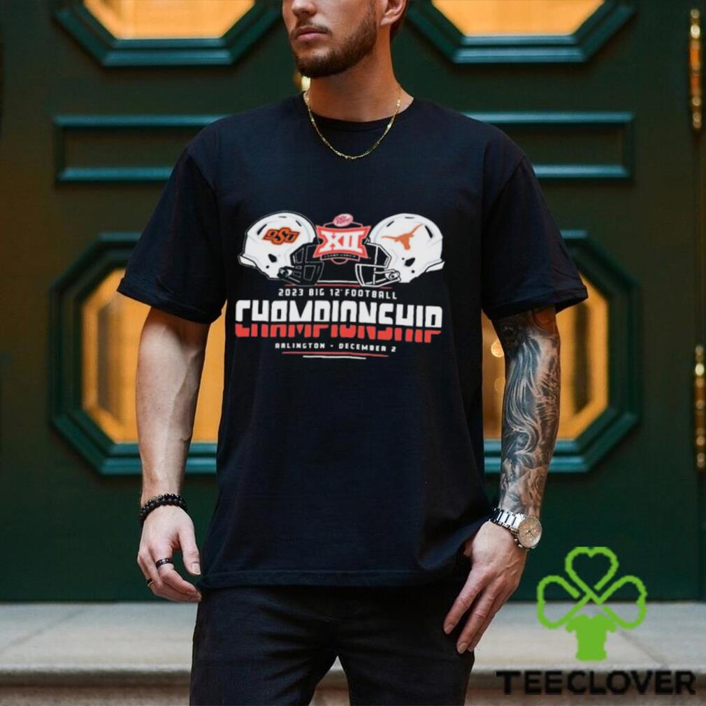 Vintage Helmet Big 12 Football Championship Game Oklahoma State Vs Texas Longhorns Shirt Vintage Helmet Big 12 Football Championship Game Oklahoma State Vs Texas Longhorns Shirt