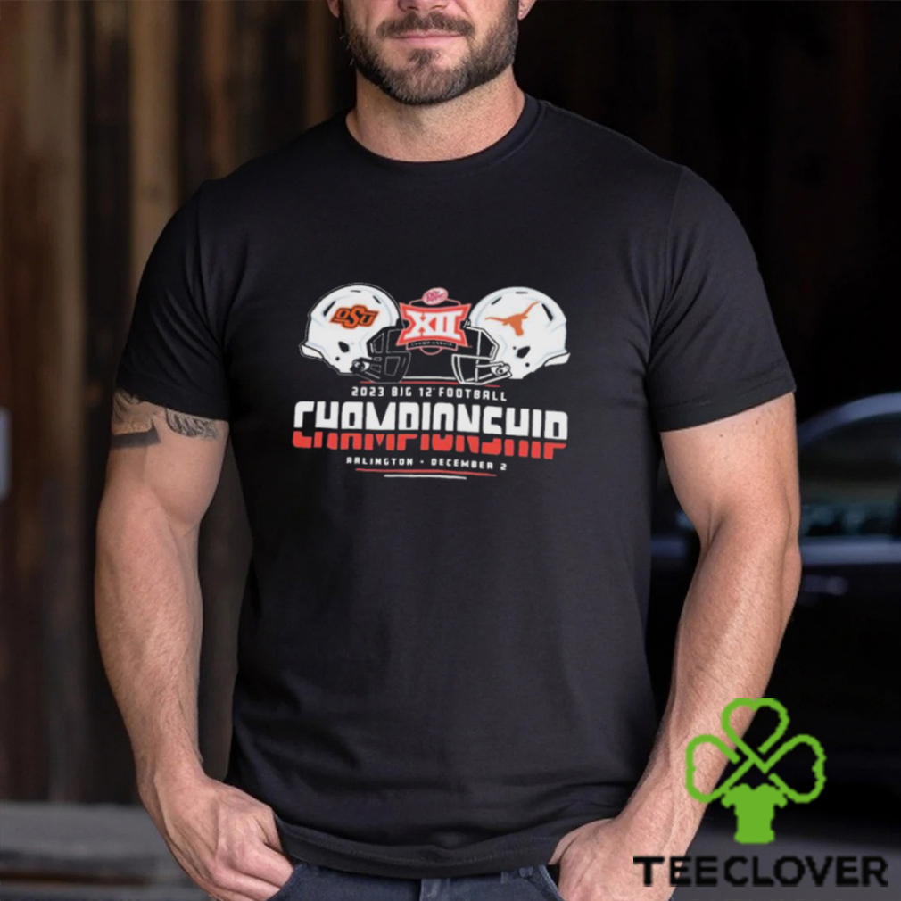 Vintage Helmet Big 12 Football Championship Game Oklahoma State Vs Texas Longhorns Shirt Vintage Helmet Big 12 Football Championship Game Oklahoma State Vs Texas Longhorns Shirt