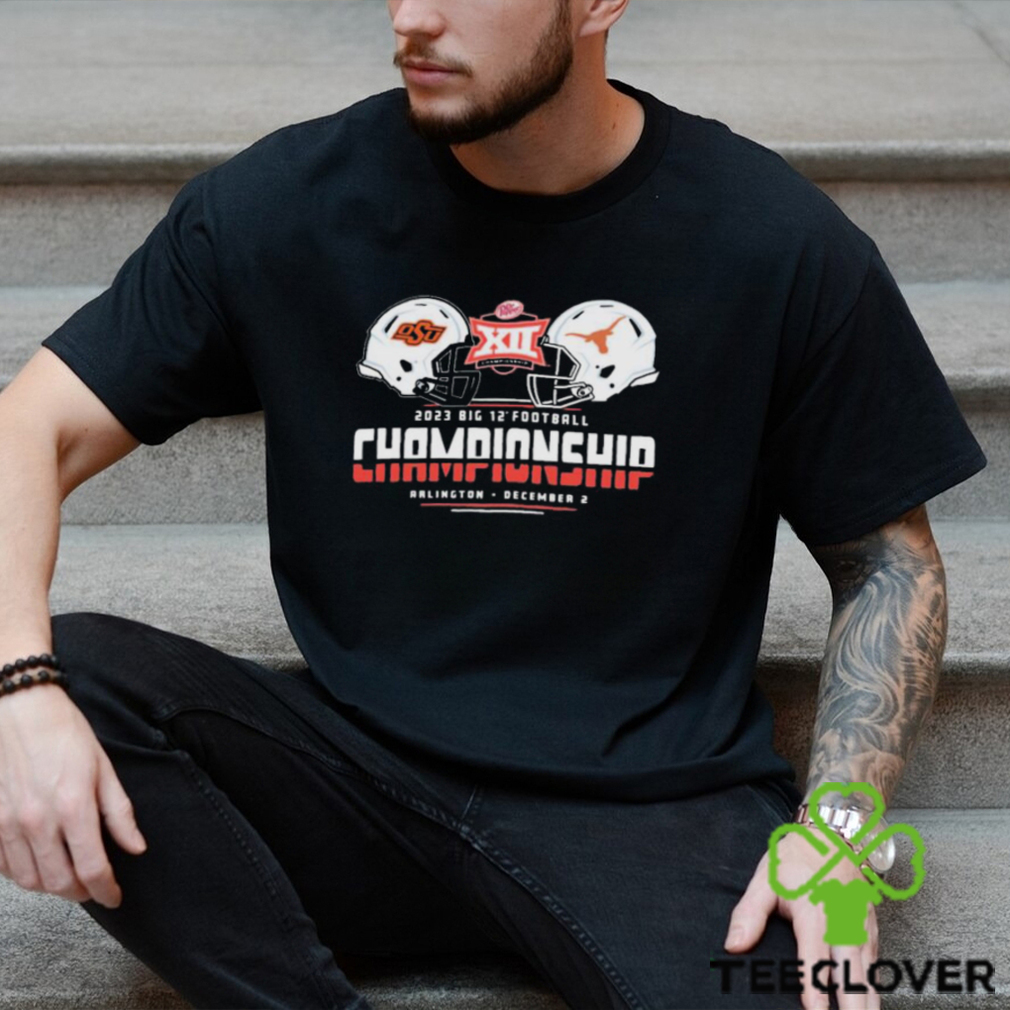 Vintage Helmet Big 12 Football Championship Game Oklahoma State Vs Texas Longhorns Shirt Vintage Helmet Big 12 Football Championship Game Oklahoma State Vs Texas Longhorns Shirt