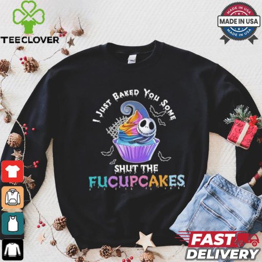 Vintage I Just Baked You Some Shut The Fucupcakes Cat Baking Shirt