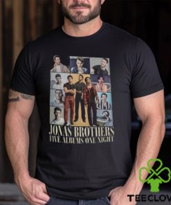 Vintage Jonas Brothers Tour Shirt 2 Sides Jonas Brothers Shirt Jonas Brothers Merch Five Albums One Night Tour Music Tour T Shirt