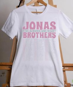 Vintage Jonas Brothers Tshirt Jonas Brothers Houston 2023 Jonas Brothers 5 Albums One Night Setlist Jonas Brothers Pittsburgh 2023 Jonas Brothers shirts