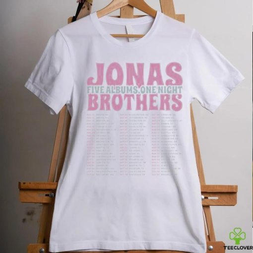 Vintage Jonas Brothers Tshirt Jonas Brothers Houston 2023 Jonas Brothers 5 Albums One Night Setlist Jonas Brothers Pittsburgh 2023 Jonas Brothers shirts