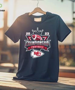 Vintage Kansas City Chiefs NFL 2023 Championship Crown Logo Shirt Gift Shirt