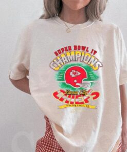 Vintage Kansas City Chiefs Super Bowl Iv Champions Shirt