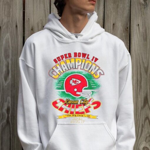 Vintage Kansas City Chiefs Super Bowl Iv Champions Shirt