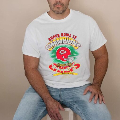 Vintage Kansas City Chiefs Super Bowl Iv Champions Shirt