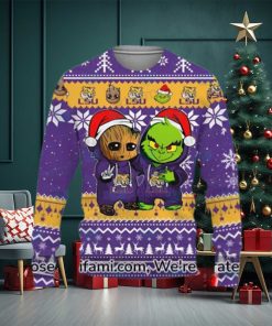 Vintage LSU Sweater Novelty Baby Groot Grinch LSU Football Gifts