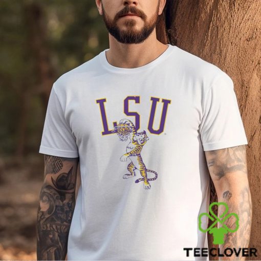 Vintage LSU dunking tiger basketball shirt