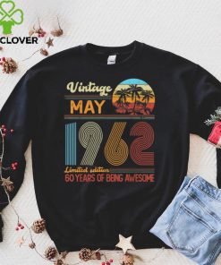 Vintage May 1962 Limited Edition Birthday T Shirt