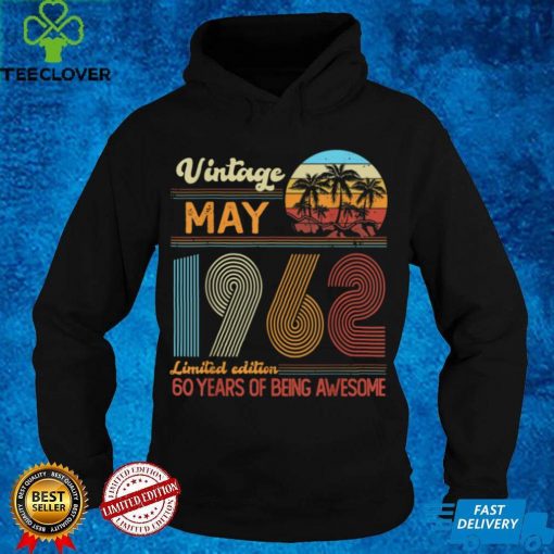 Vintage May 1962 Limited Edition Birthday T Shirt