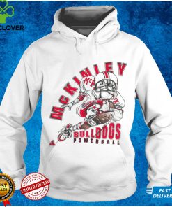 Vintage McKinley Bulldogs Caricature Logo 90's 2side t shirt University football Salem Sportwear tee