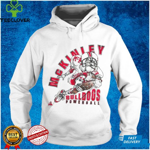 Vintage McKinley Bulldogs Caricature Logo 90's 2side t hoodie, sweater, longsleeve, shirt v-neck, t-shirt University football Salem Sportwear tee