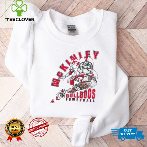 Vintage McKinley Bulldogs Caricature Logo 90's 2side t hoodie, sweater, longsleeve, shirt v-neck, t-shirt University football Salem Sportwear tee