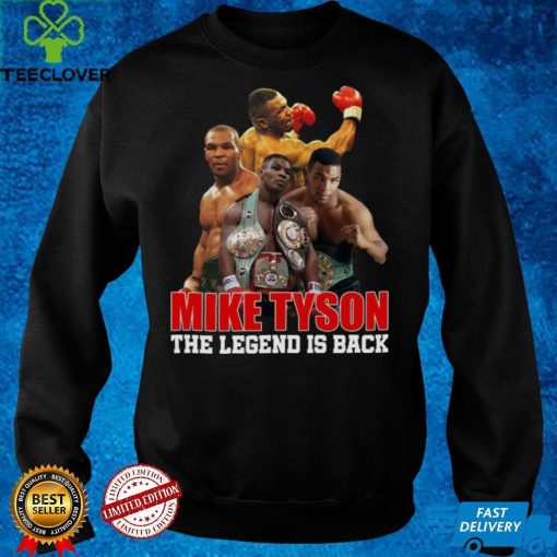 Vintage Men’s Mike Tyson   Legend Boxing The Legend Is Back T Shirt
