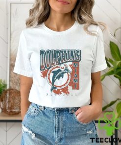 Miami Dolphins Shirt, Vintage Miami Football Short Sleeve Crewneck