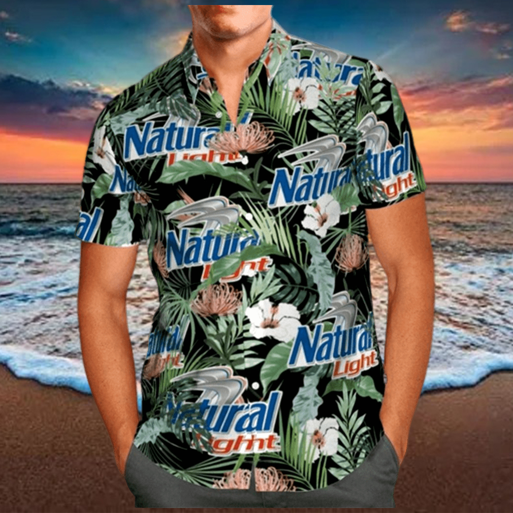 Vintage Natural Light Hawaiian Shirt Vintage Natural Light Hawaiian Shirt